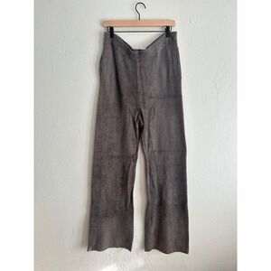 Barefoot Dreams CozyChic Lite Welt Pocket Ribbed Pant Anchor Gray XL BDWCL21883